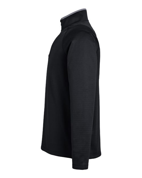 Waffle Fleece Quarter-Zip Pullover | USA Decoration