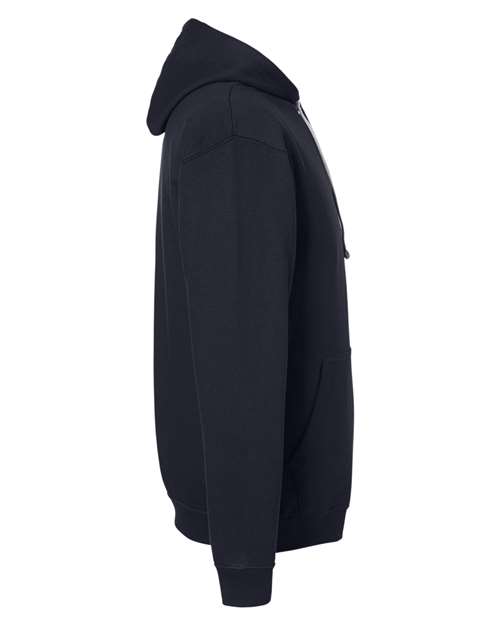 Midweight Varsity Contrast Hooded Sweatshirt | USA Decoration