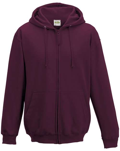 Midweight College Full-Zip Hooded Sweatshirt | USA Decoration