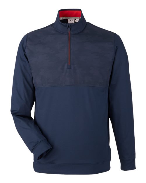 Volition Camo Cover Quarter-Zip Pullover | USA Decoration