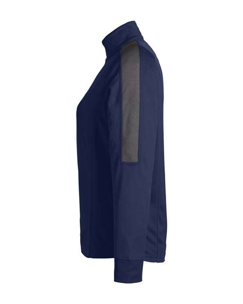 Women's Market Snag Protect Mesh Colorblock Quarter-Zip Pullover | USA Decoration