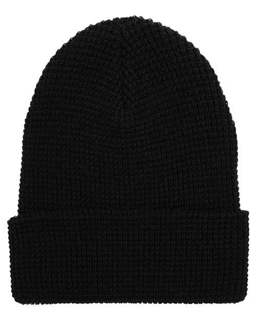 Waffle Cuffed Beanie | USA Decoration