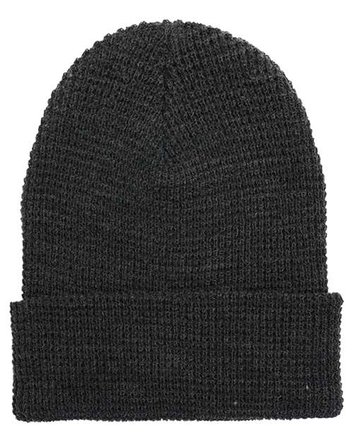 Waffle Cuffed Beanie | USA Decoration
