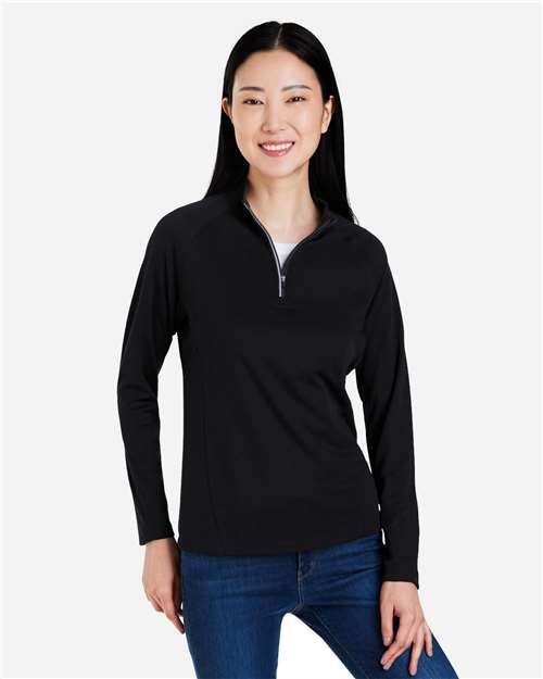 Women's Origin Performance Pique Quarter-Zip Pullover | USA Decoration