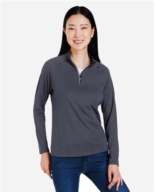 Women's Origin Performance Pique Quarter-Zip Pullover | USA Decoration