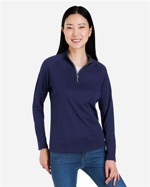 Women's Origin Performance Pique Quarter-Zip Pullover | USA Decoration