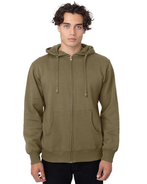 Heritage Full-Zip Hooded Sweatshirt | USA Decoration