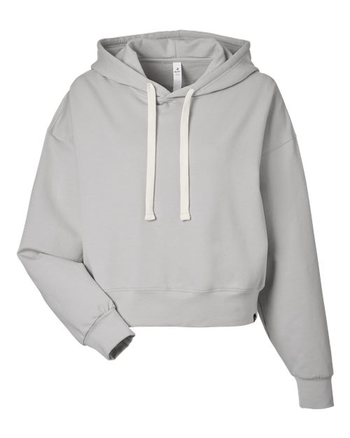 Women's Vintage Oversized Cropped Hooded Sweatshirt | USA Decoration