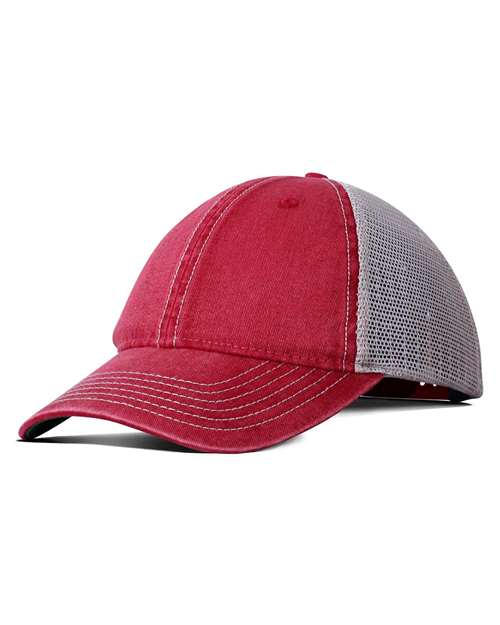 Vintage Washed Cotton Trucker Cap | USA Decoration