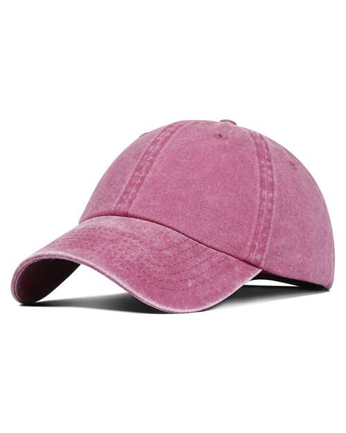 Promotional Pigment Dyed Washed Cotton Cap | USA Decoration