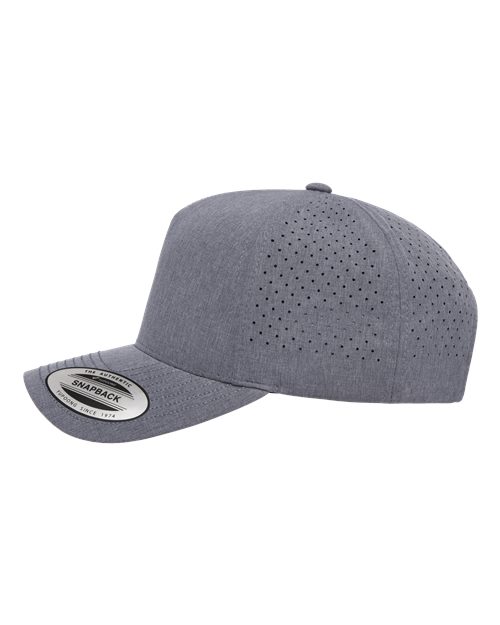 5-Panel Snapback with Perforated Cap | USA Decoration