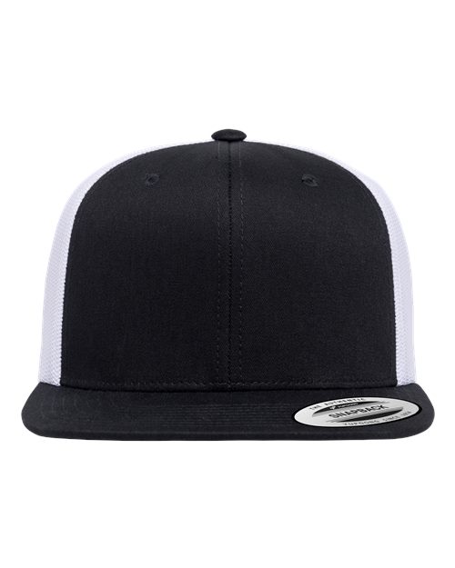 Retro High Profile Trucker Cap | USA Decoration