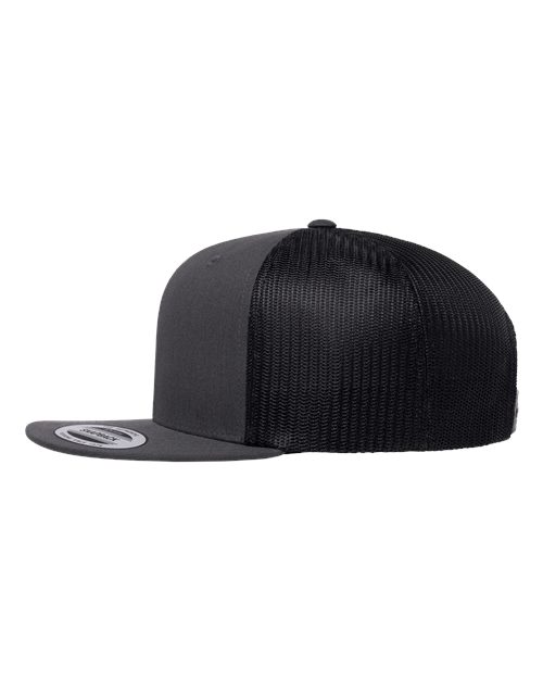 Retro High Profile Trucker Cap | USA Decoration
