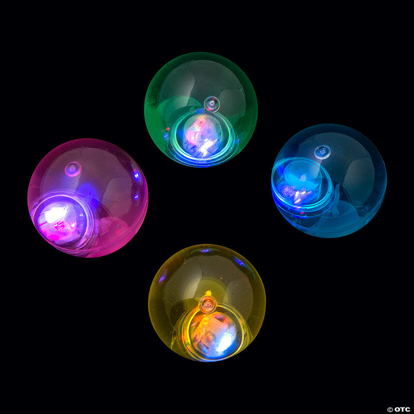 Per Dozen: Flashing Bouncy Ball Assortment - 12 Pc. | USA Decoration®