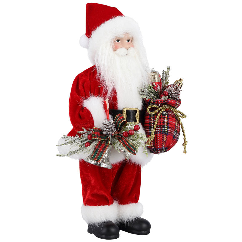 12" Santa Claus Christmas Figurine