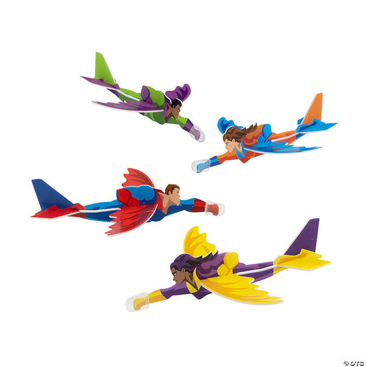 24 Piece(s): Superhero Gliders - 24 Pc. | USA Decoration®