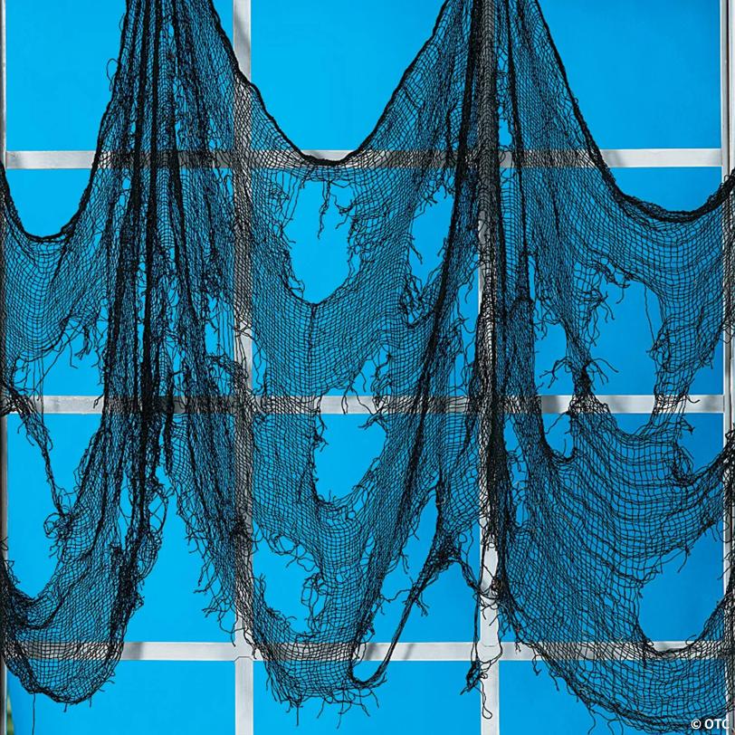 12 Ft. x 30" Deluxe Creepy Tattered Cloth Polyester Halloween Decoration