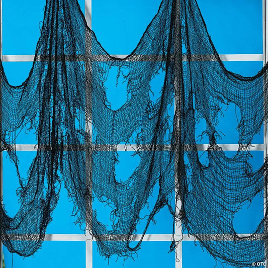12 Ft. x 30" Deluxe Creepy Tattered Cloth Polyester Halloween Decoration