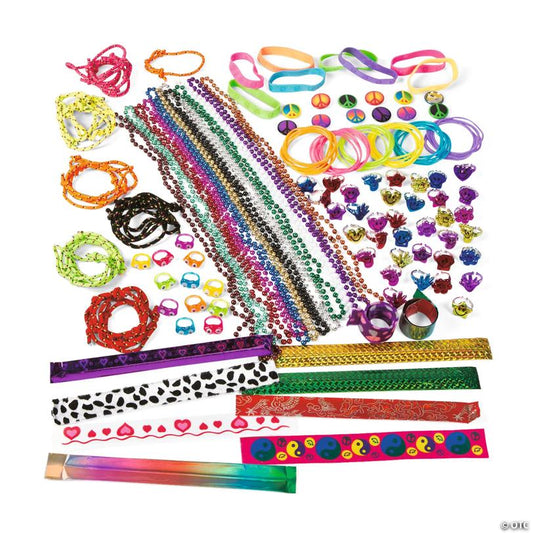 1/2" - 33" Bulk 144 Pc. Multicolored Novelty Jewelry Assortment