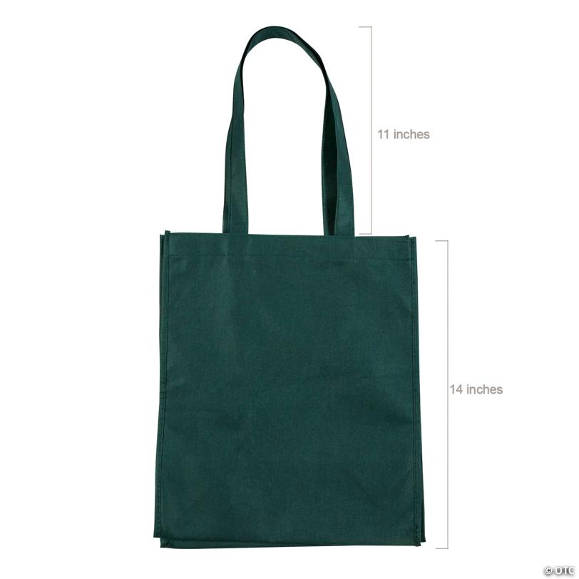 12" x 14" Bulk 48 Pc. Medium Jewel Tone Nonwoven Tote Bags