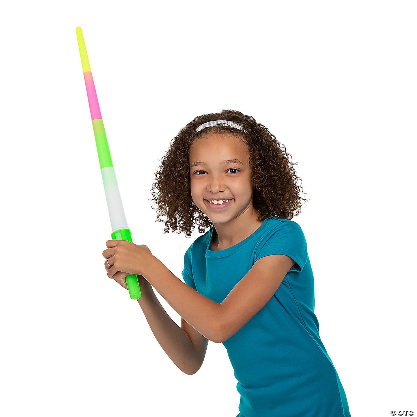 13 1/2" Light-Up Yellow, Pink, Green White Expanding Swords - 12 Pc. | USA Decoration®