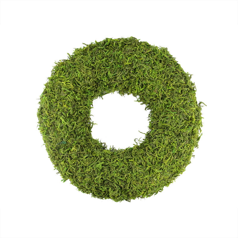 13.7" Artificial Christmas Wreath displayed on a front door