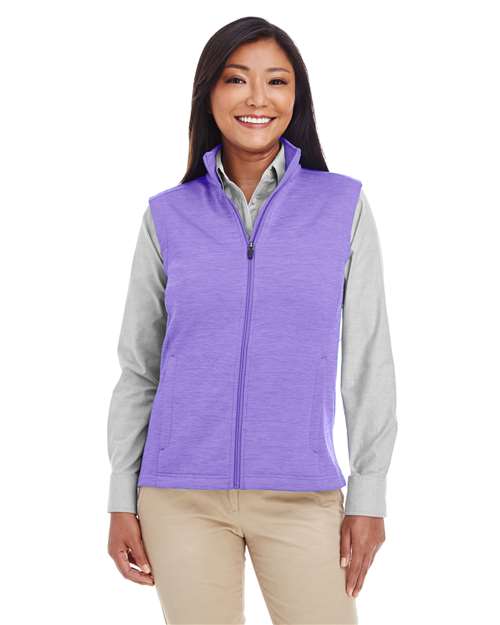 Women's Newbury Mélange Fleece Vest | USA Decoration