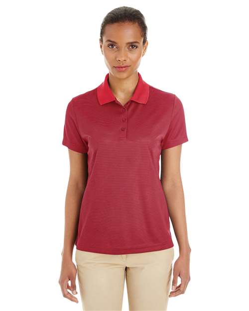 Women's Express Microstripe Performance Pique Polo | USA Decoration