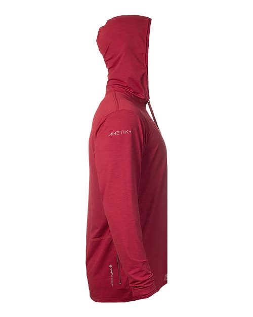 Low Pro Tech Hooded Long Sleeve T-Shirt | USA Decoration