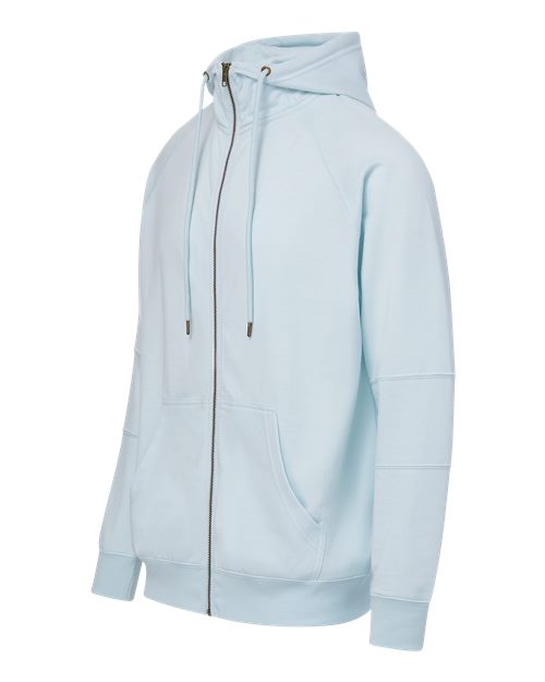 Ezra French Terry Full-Zip Funnel Hooded Sweatshirt | USA Decoration