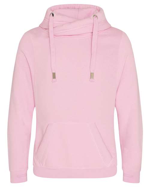 Cross Neck Hooded Sweatshirt | USA Decoration