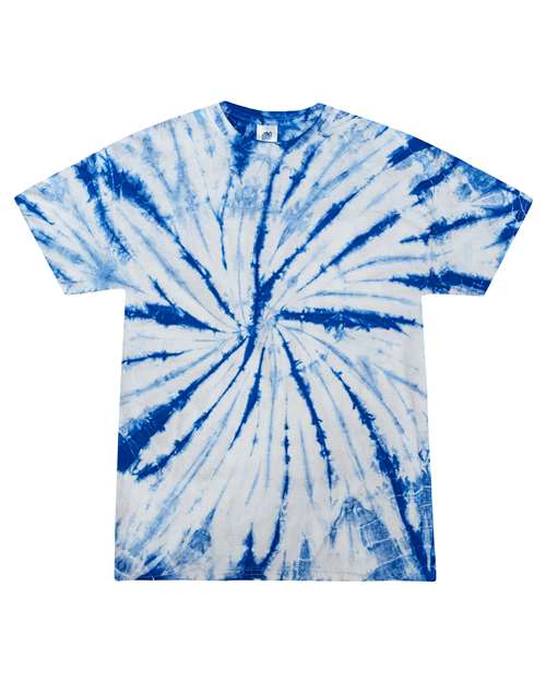 Multi-Color Tie-Dyed Short Sleeve T-Shirt | USA Decoration
