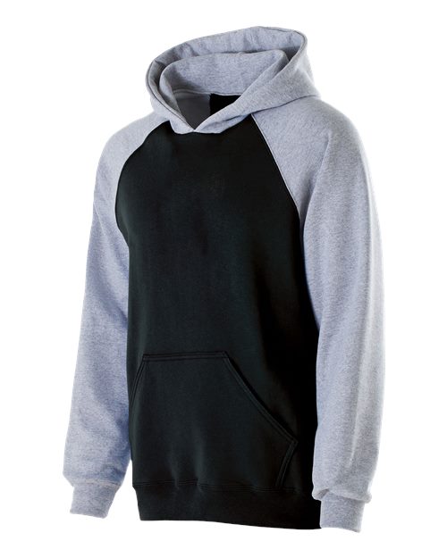 Youth Cotton/Poly Fleece Banner Hooded Sweatshirt | USA Decoration