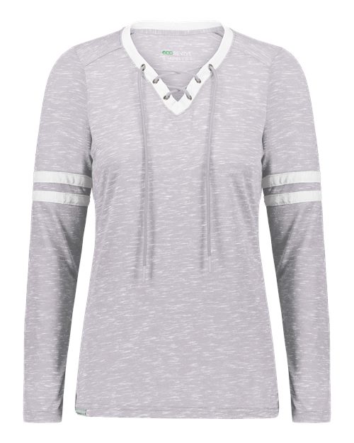 Eco Revive™ Women's Monterey Long Sleeve V-Neck T-Shirt | USA Decoration
