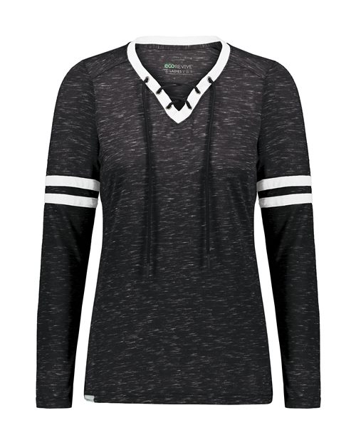 Eco Revive™ Women's Monterey Long Sleeve V-Neck T-Shirt | USA Decoration