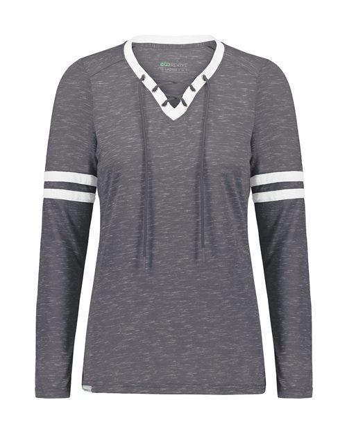 Eco Revive™ Women's Monterey Long Sleeve V-Neck T-Shirt | USA Decoration