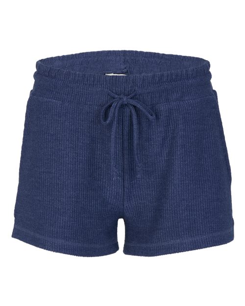 Women's Ribbed Knit Shorts | USA Decoration