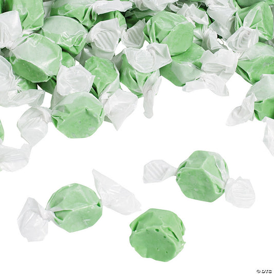 3 lbs. Bulk 193 Pc. Pastel Light Green Salt Water Taffy Candy | USA Decoration®