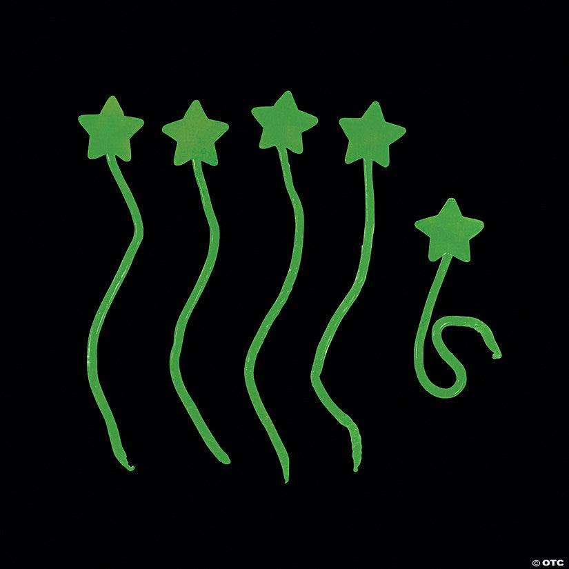 Bulk 72 Pc. Glow-in-the-Dark Sticky Stars | USA Decoration®