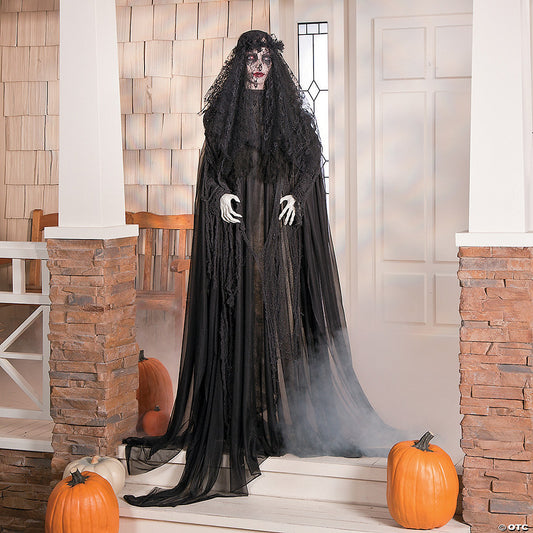 5 Ft. 7" Light-Up Mourning Glory Standing Halloween Decoration | USA Decoration®