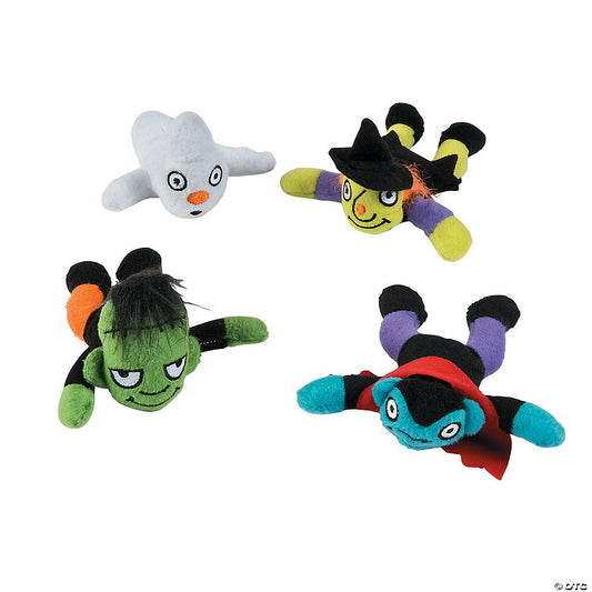 24 Piece(s): Mini Halloween Monsters Stuffed Character Assortment - 24 Pc. | USA Decoration®