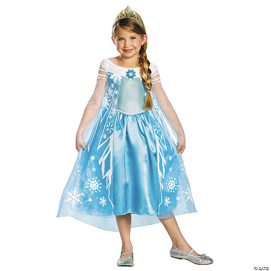 Girl’s Deluxe Disney’s Frozen™ Elsa Costume | USA Decoration®