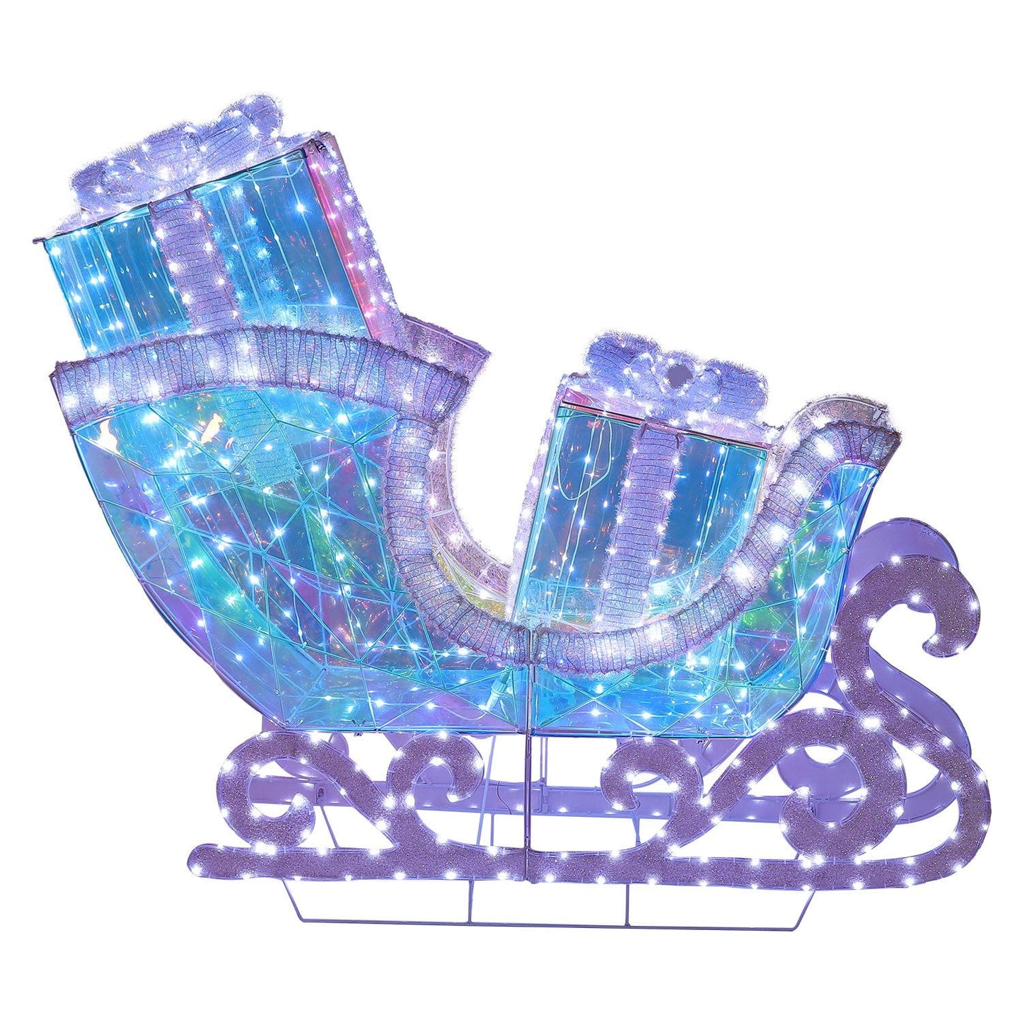 Member's Mark Pre-Lit Prismatic Sleigh | USA Decoration®