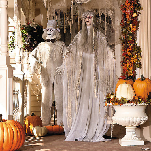 Mr. Mrs. Rot Standing Halloween Decorations - 2 Pc. | USA Decoration®