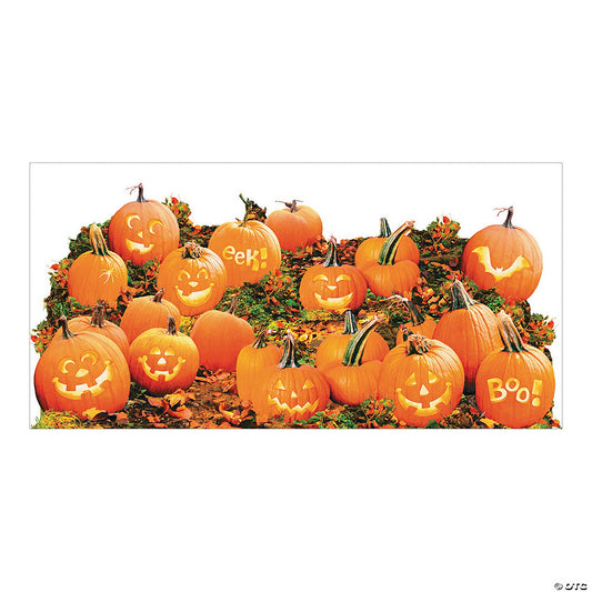 1 Set(s): Pumpkin Patch Backdrop - 2 Pc. | USA Decoration®