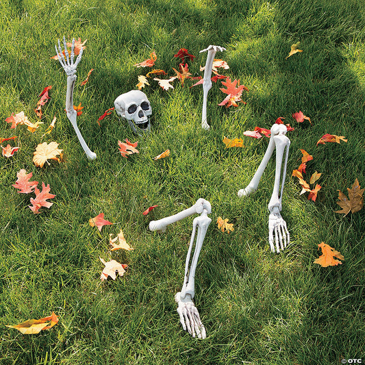 Life-Size Skeleton Yard Halloween Decoration | USA Decoration®