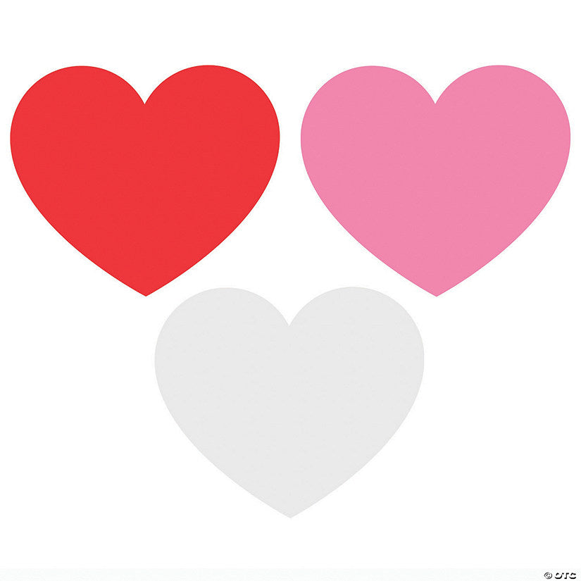 Valentine Heart Cutouts - 50 Pc.