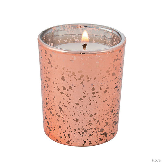 Per Dozen: Copper Mercury Glass Votive Candle Holders - 12 Pc. | USA Decoration®