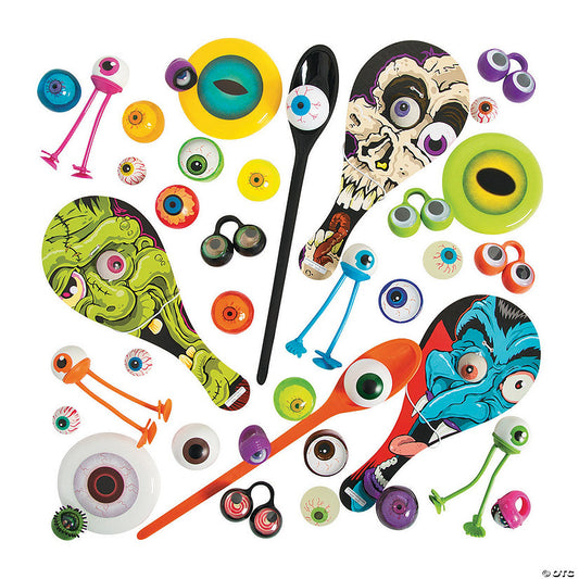 250 Piece(s): Mega Bulk 250 Pc. Halloween Eyeball Toy & Handout Assortment | USA Decoration®