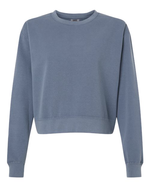 Comfort Colors Women's Garment-Dyed Mid-Length Crewneck Sweatshirt